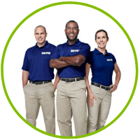 JAN-PRO professional cleaning team in uniform